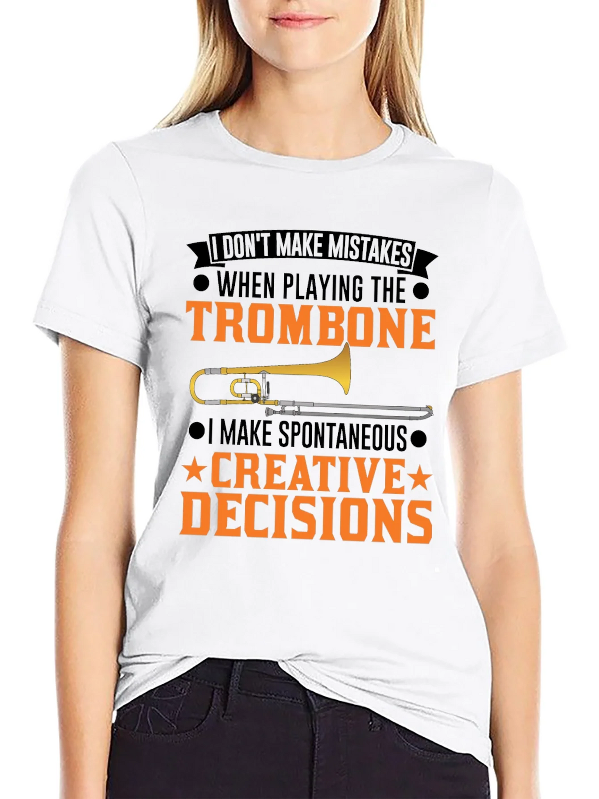 Trombone Player T-Shirt: I Make Creative Decisions product image 8