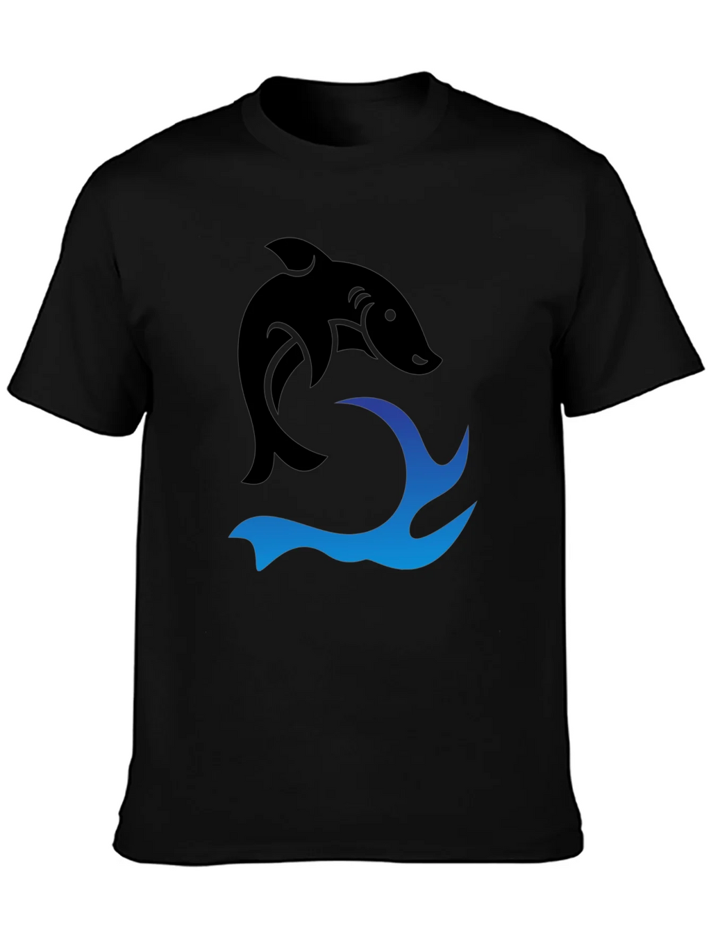 Black Shark Wave Graphic Tee product image 3
