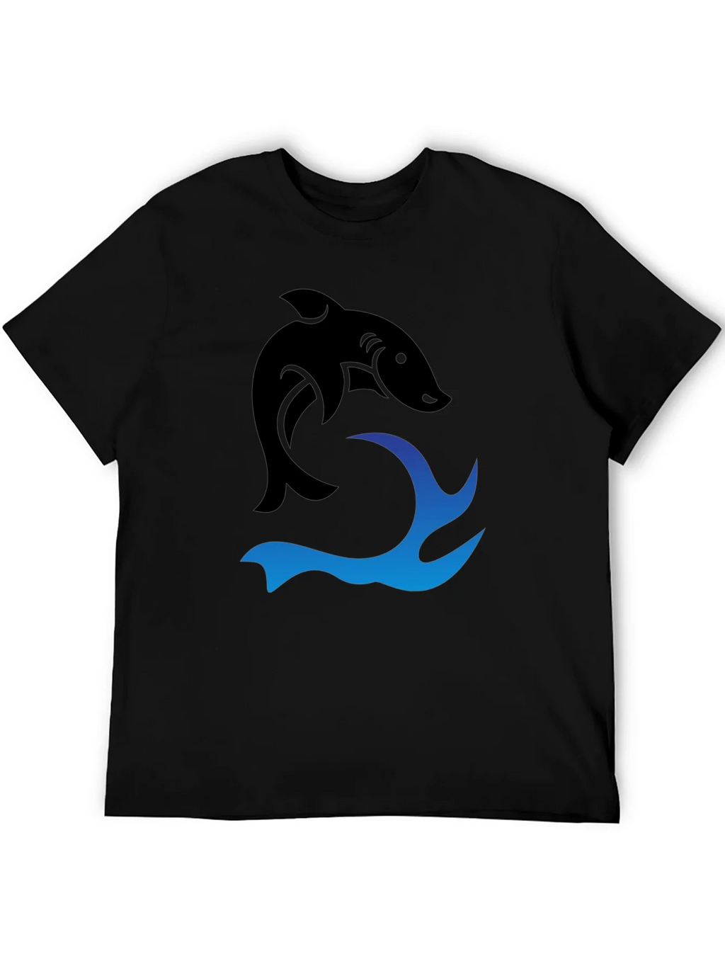 Black Shark Wave Graphic Tee product image 5
