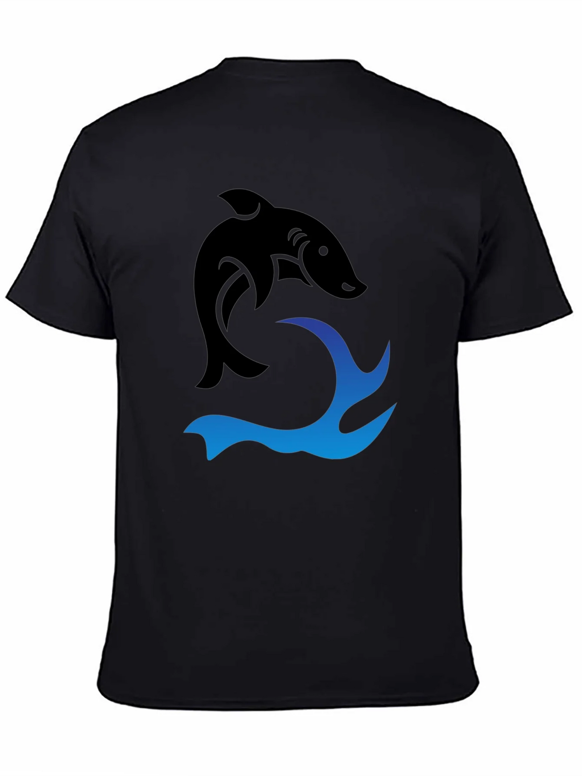 Black Shark Wave Graphic Tee product image 4
