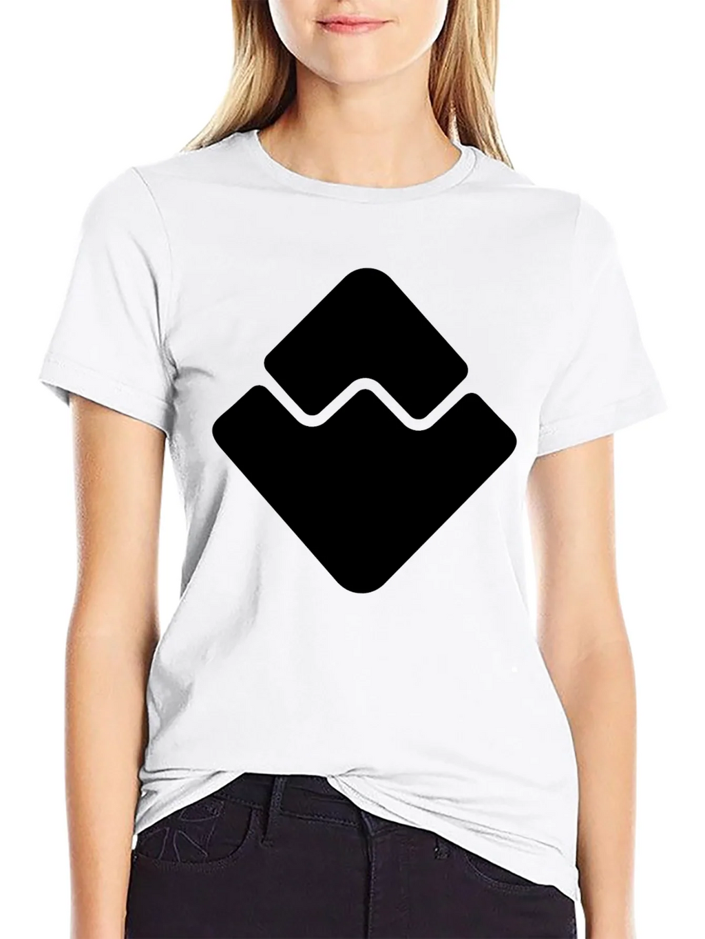 Geometric Logo Black T-Shirt product image 8