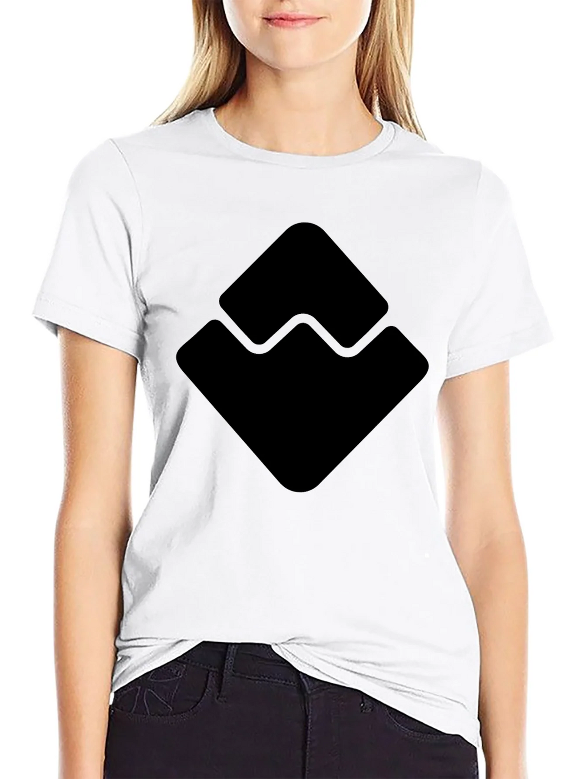 Geometric Logo Black T-Shirt product image 8