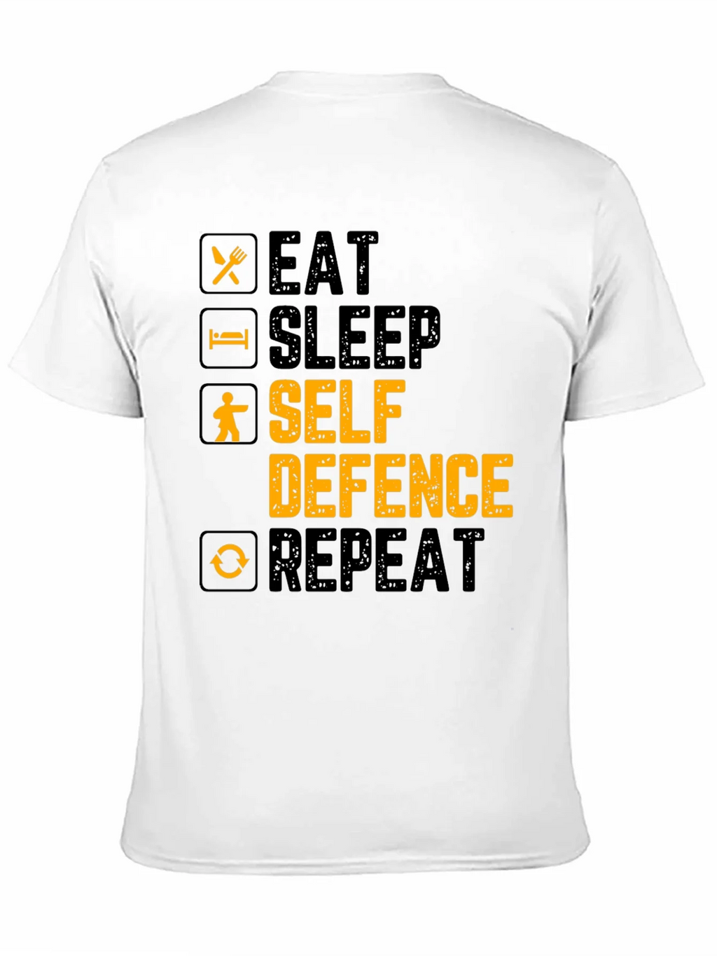 Eat Sleep Self Defence Repeat Graphic T-Shirt product image 10