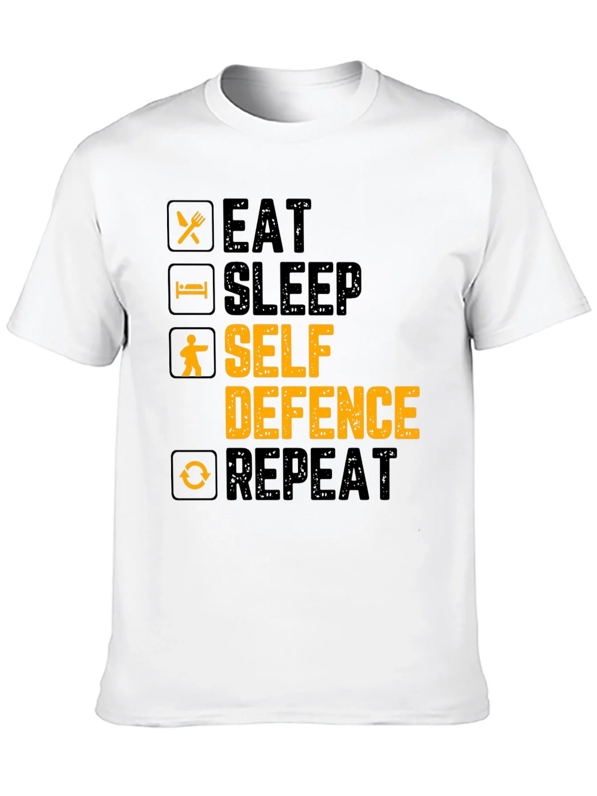 Eat Sleep Self Defence Repeat Graphic T-Shirt product image 9