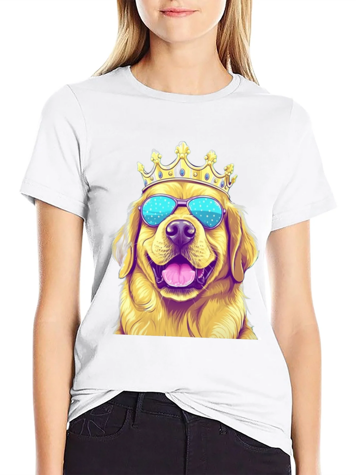 Golden Retriever King T-Shirt product image 8