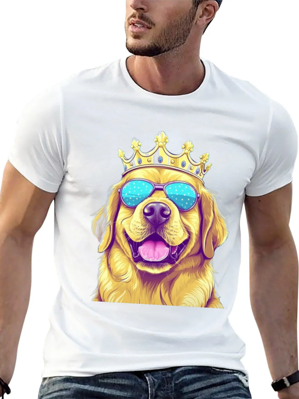 Golden Retriever King T-Shirt product image 12