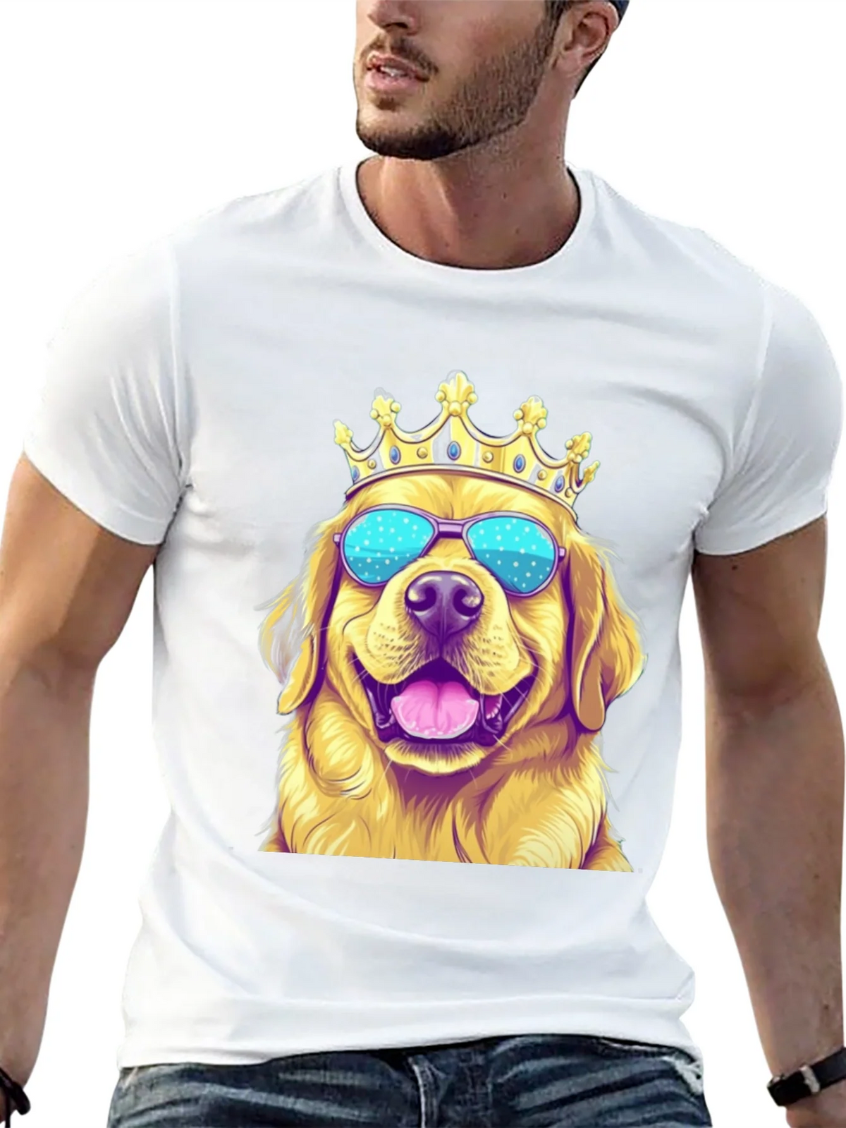 Golden Retriever King T-Shirt product image 12