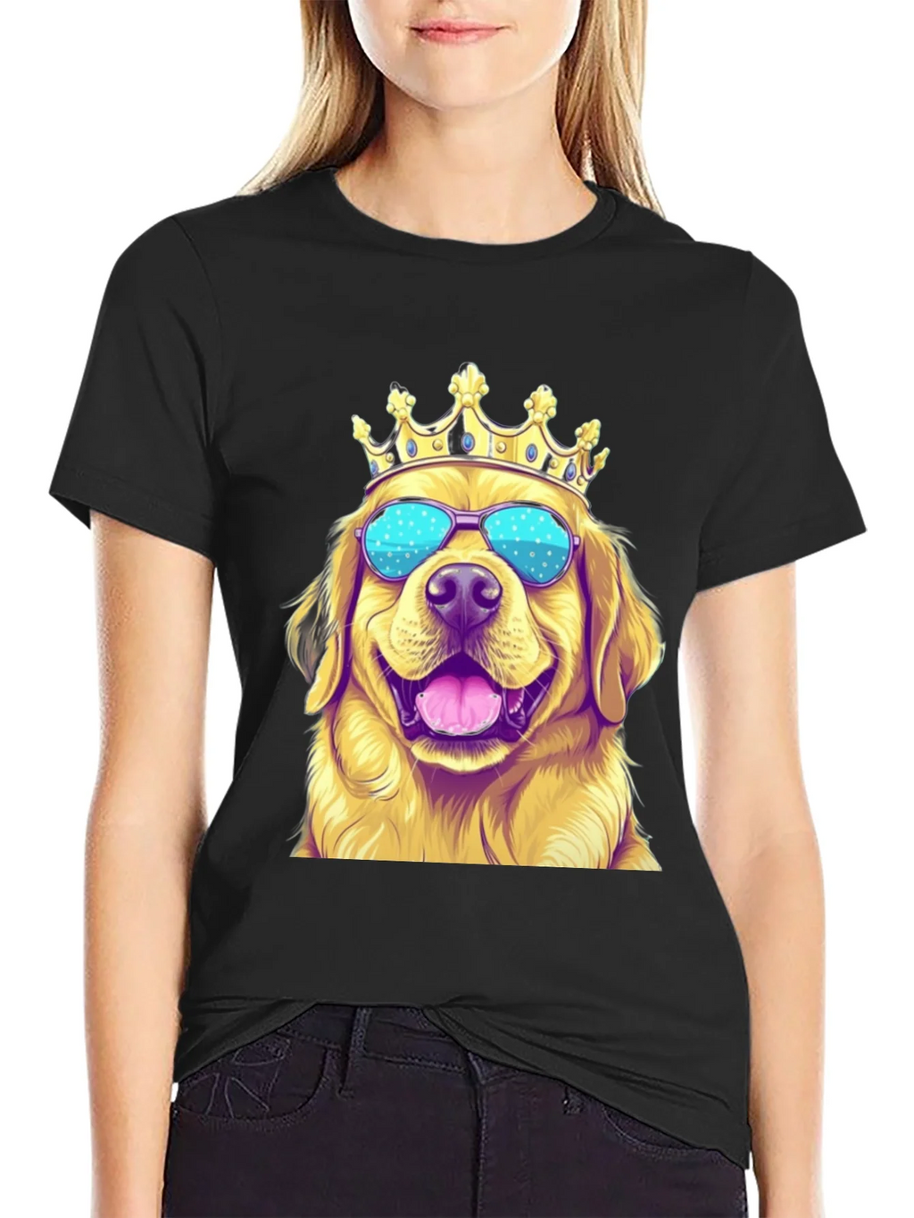 Golden Retriever King T-Shirt product image 2