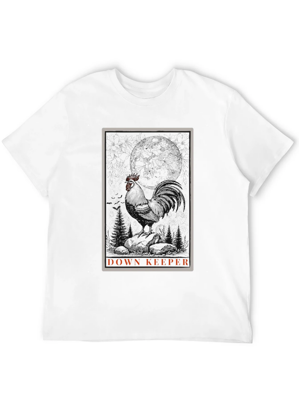 Down Keeper Graphic Tee - Black Cotton Blend product image 11
