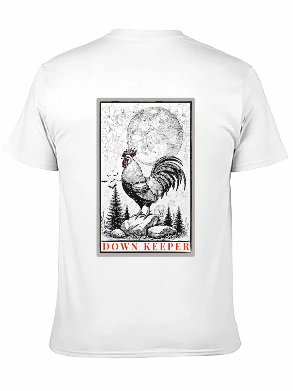 Down Keeper Graphic Tee - Black Cotton Blend product image 10