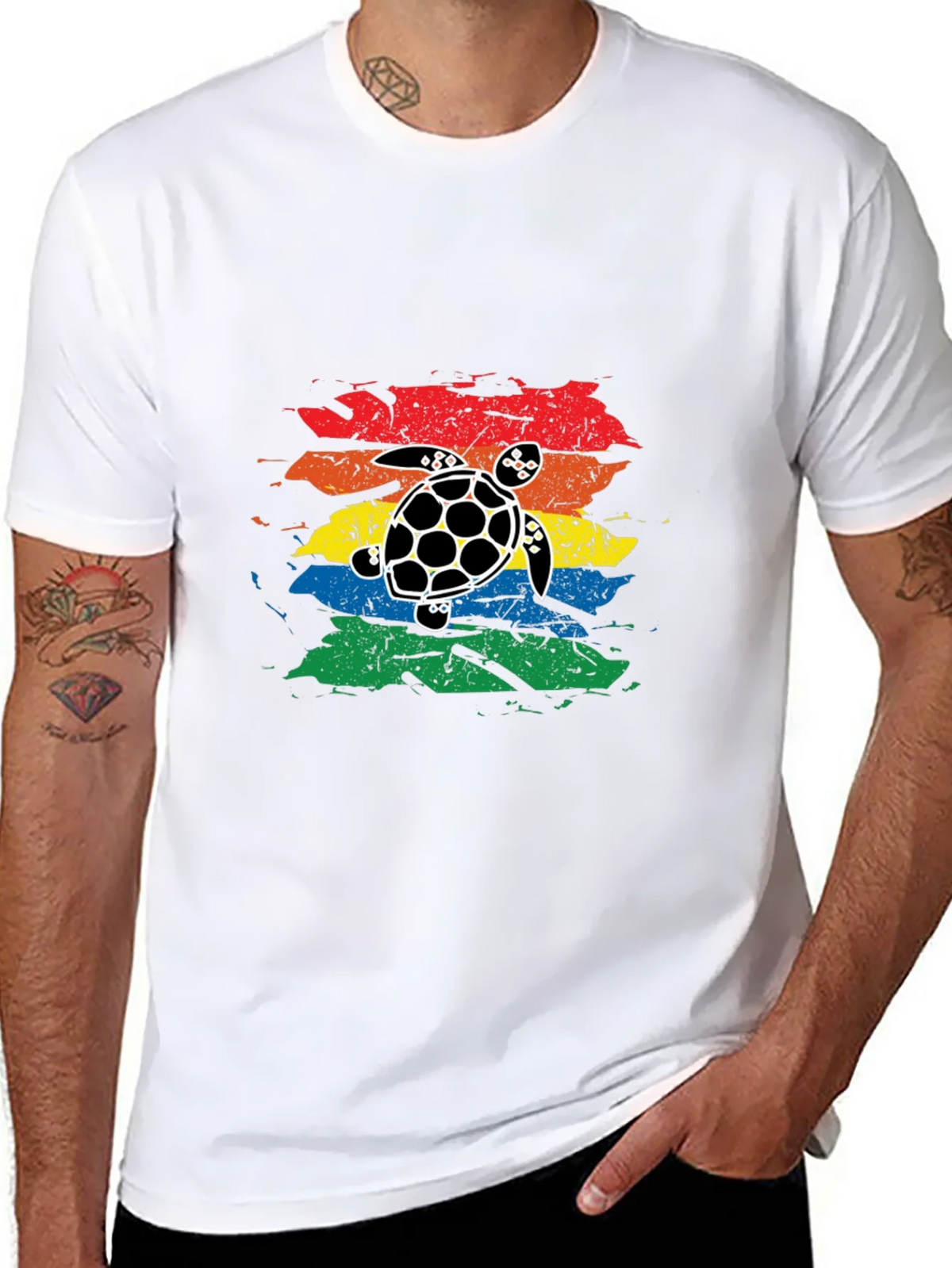 Retro Turtle Graphic T-Shirt product image 7