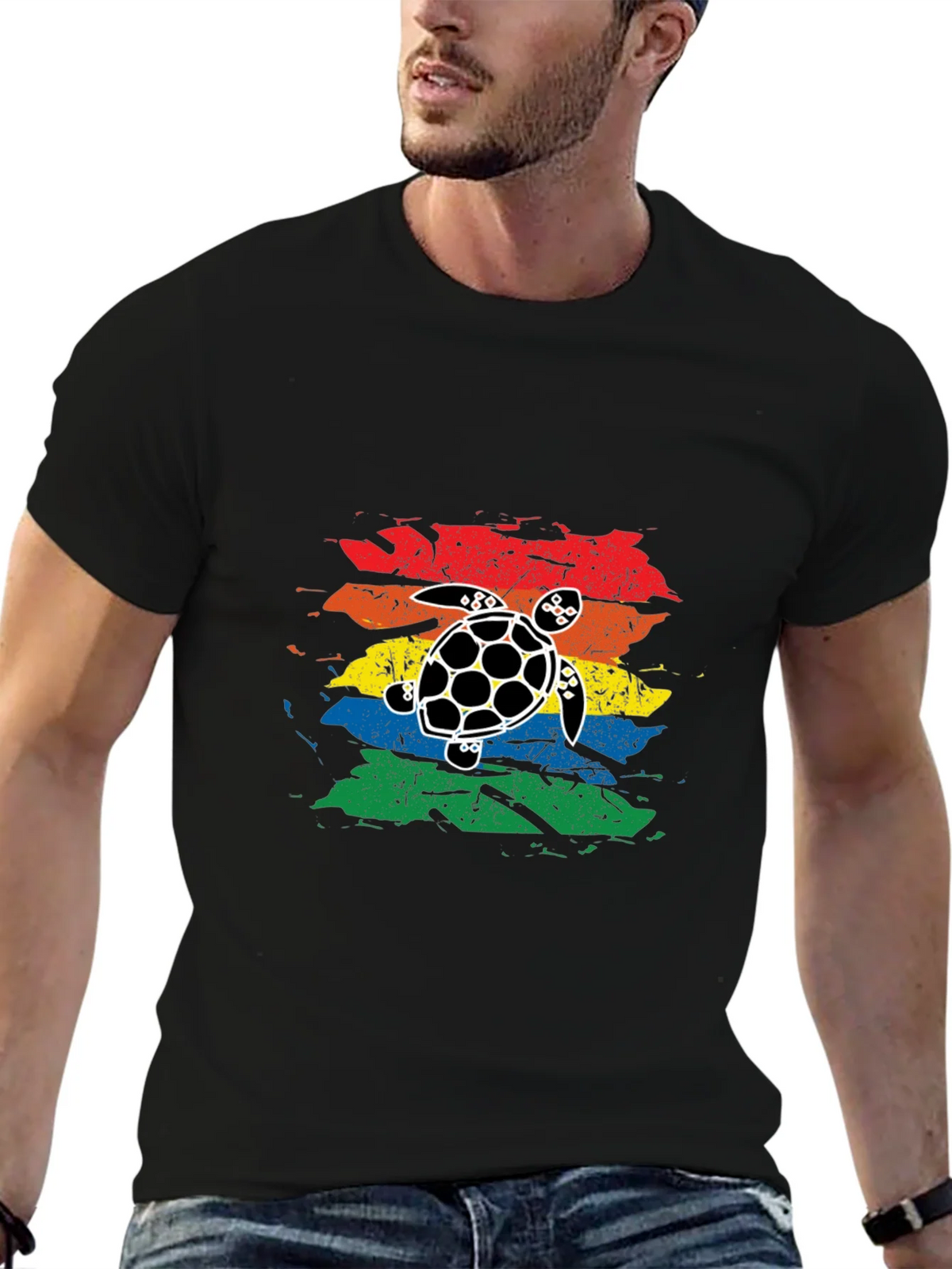 Retro Turtle Graphic T-Shirt product image 6