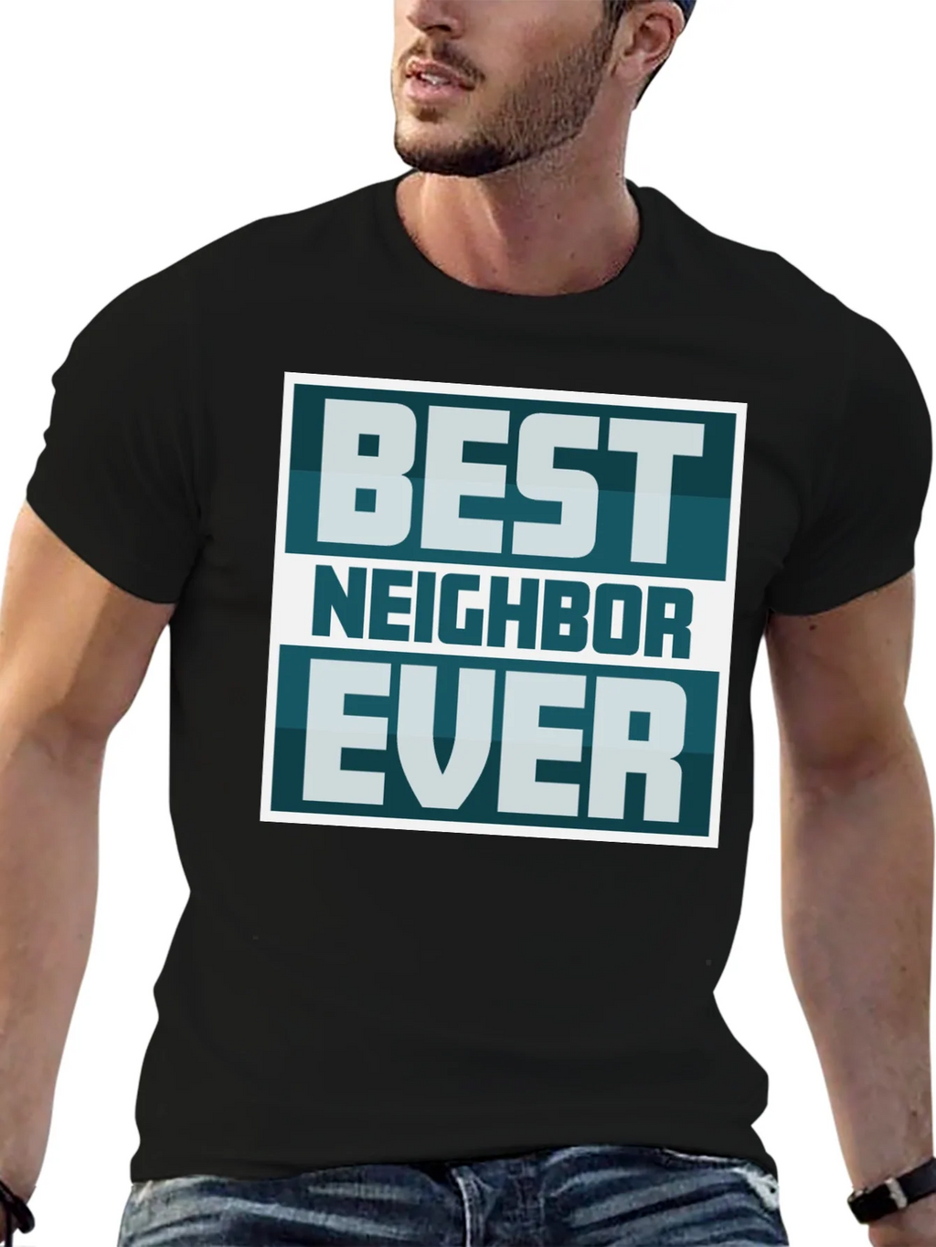 Best Neighbor Ever Graphic Tee product image 6