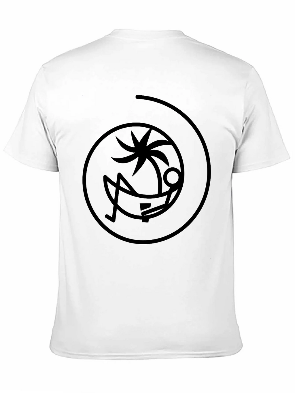 Relaxing Palm Tree Black T-Shirt product image 10