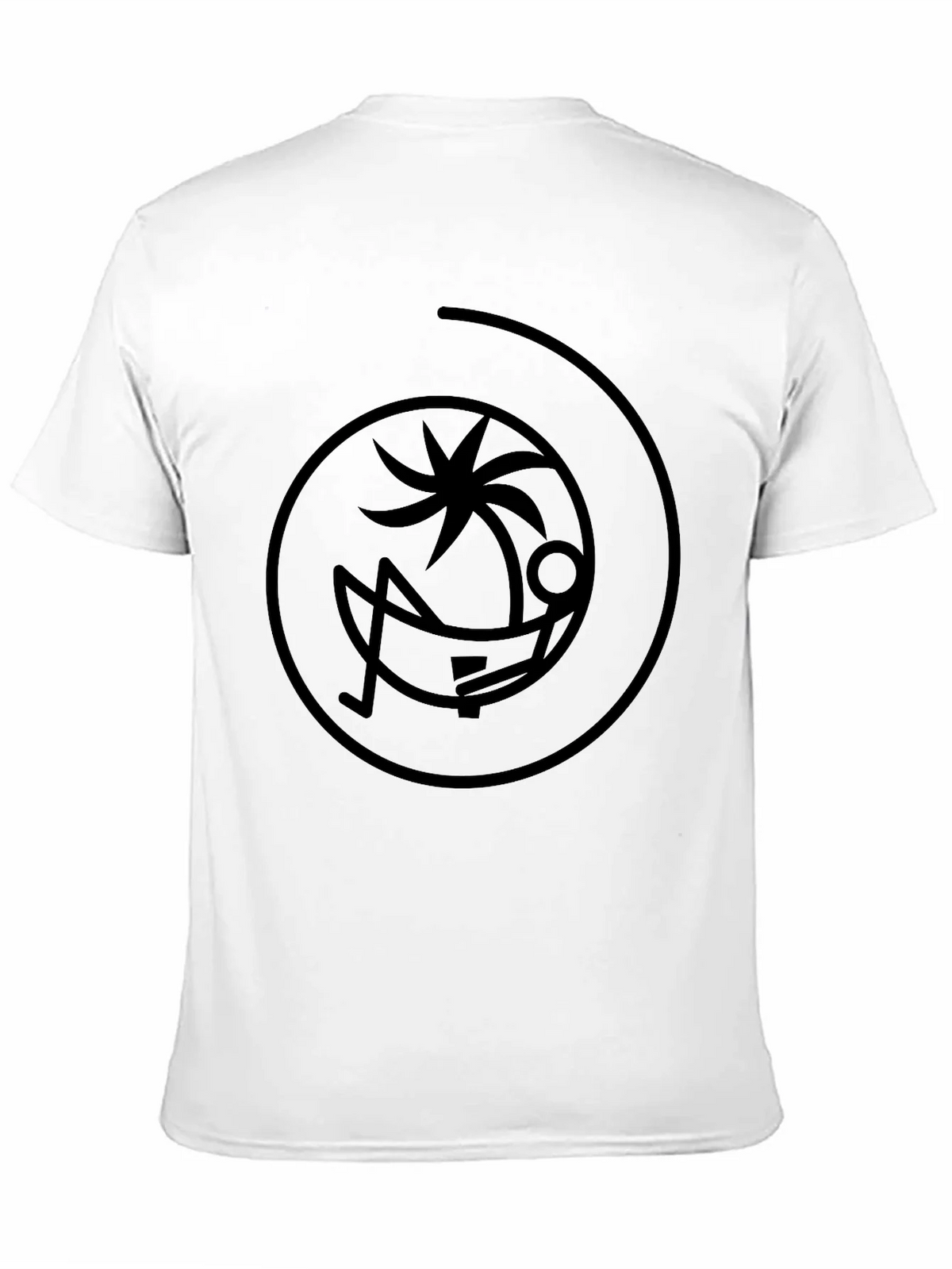 Relaxing Palm Tree Black T-Shirt product image 10