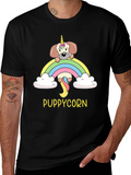 Puppycorn T-Shirt - Rainbow Unicorn Dog Tee product image 1