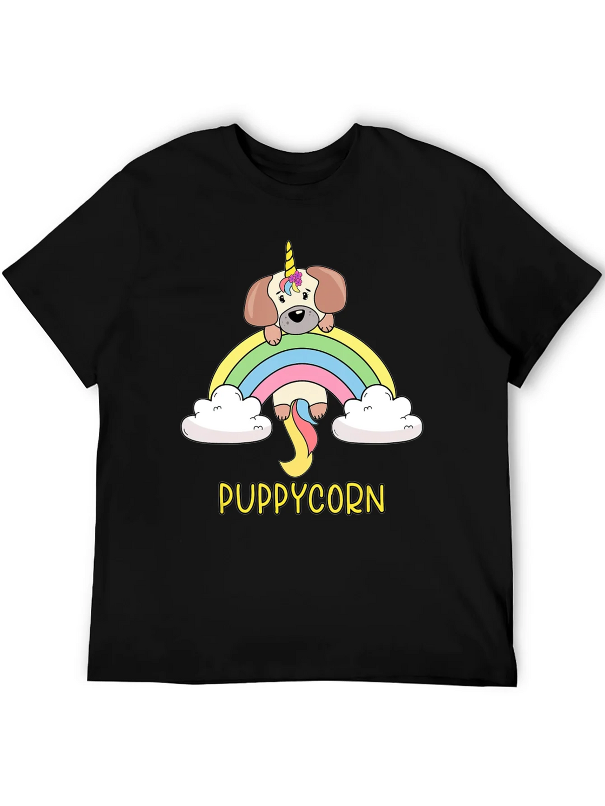 Puppycorn T-Shirt - Rainbow Unicorn Dog Tee product image 5