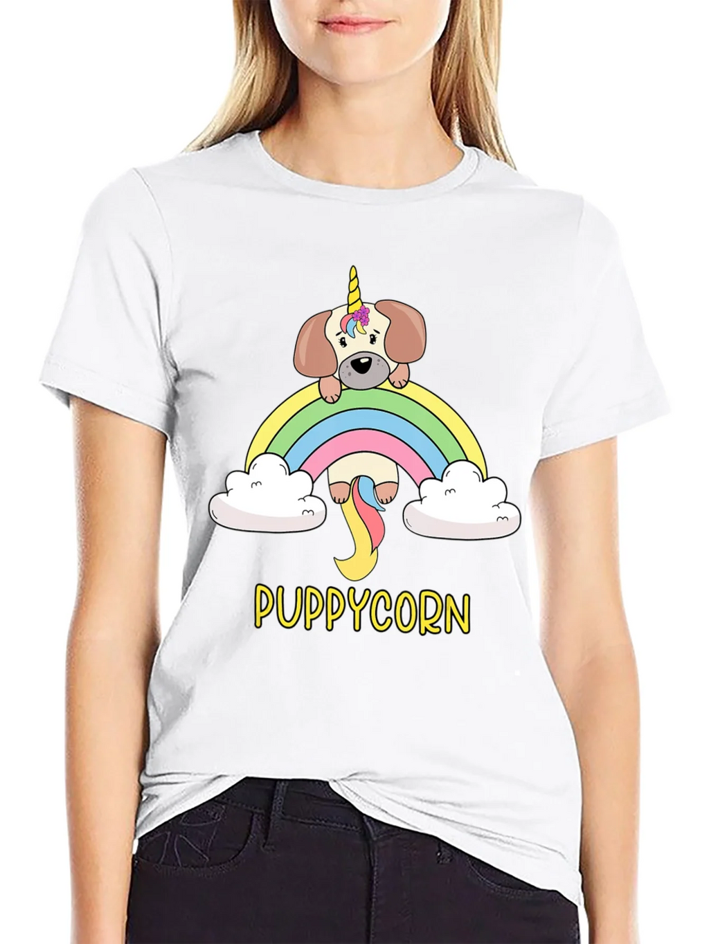 Puppycorn T-Shirt - Rainbow Unicorn Dog Tee product image 8
