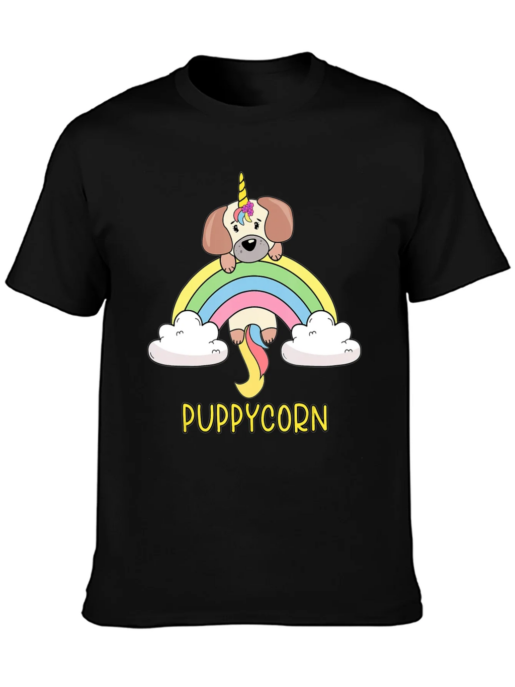Puppycorn T-Shirt - Rainbow Unicorn Dog Tee product image 3