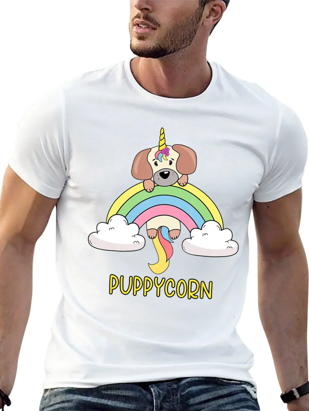 Puppycorn T-Shirt - Rainbow Unicorn Dog Tee product image 12