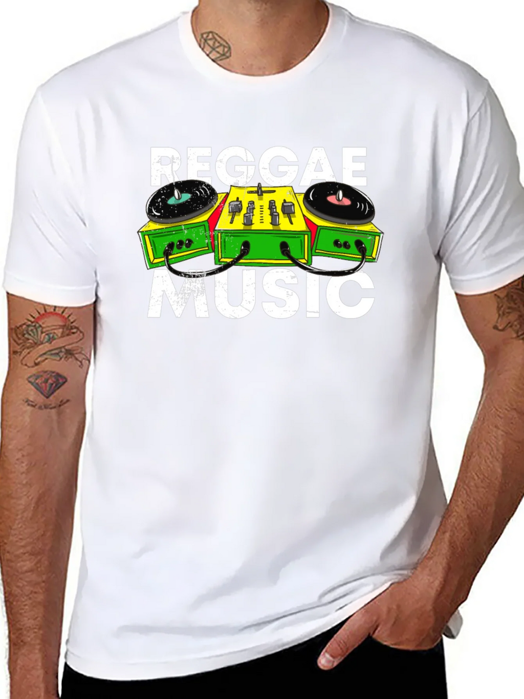Reggae Music T-Shirt DJ Mixer Graphic Tee product image 7