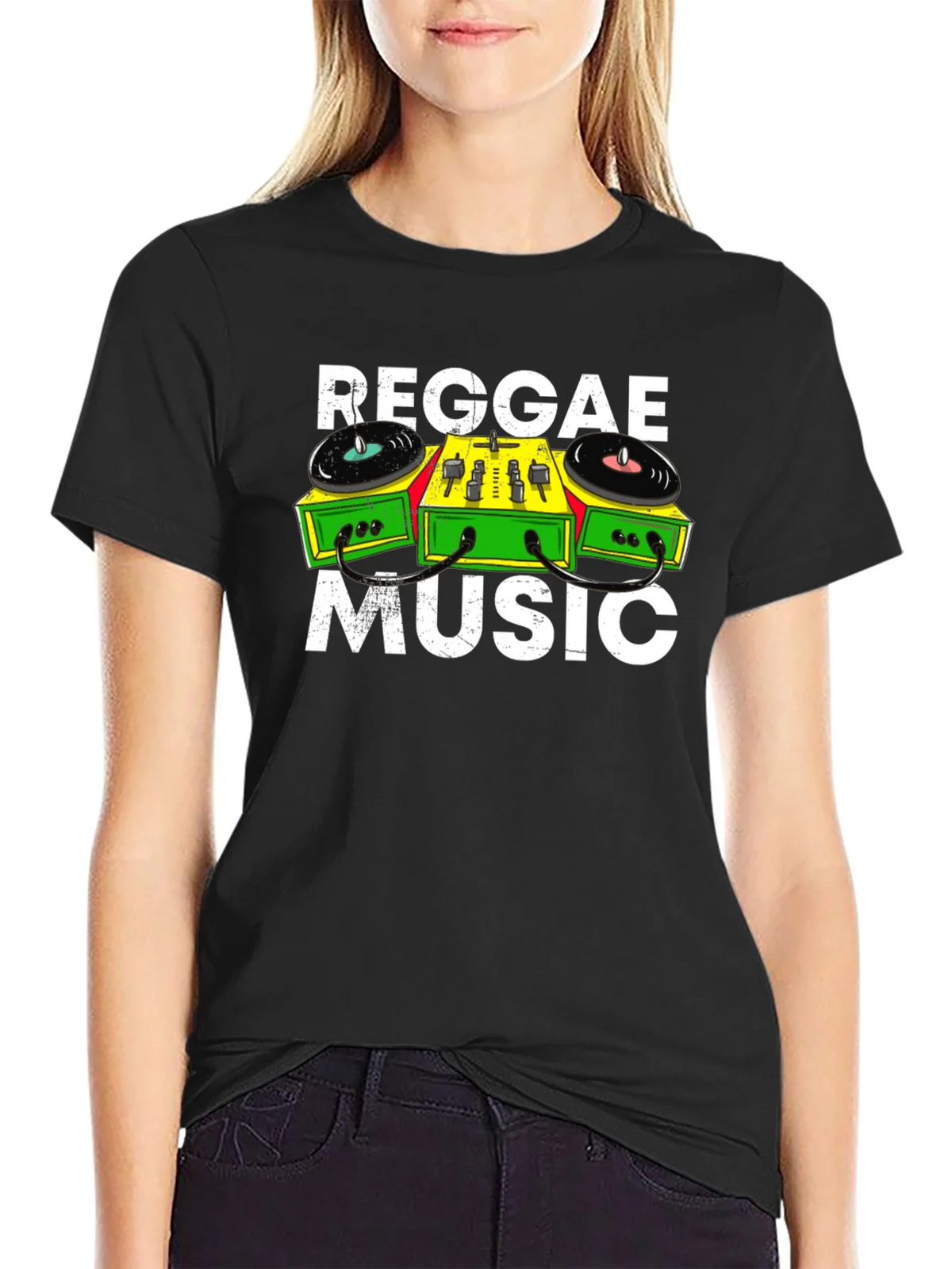 Reggae Music T-Shirt DJ Mixer Graphic Tee product image 2