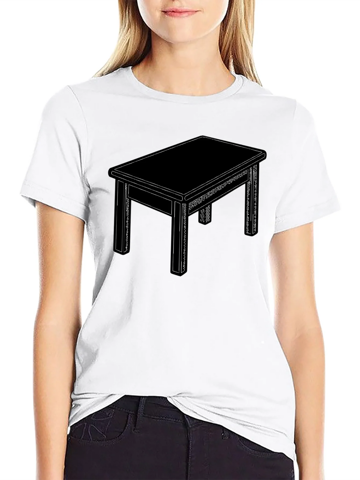 Graphic Table T-Shirt - Minimalist Design product image 8