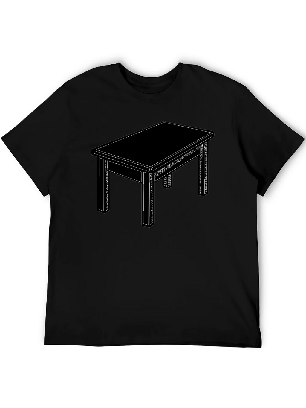 Graphic Table T-Shirt - Minimalist Design product image 5