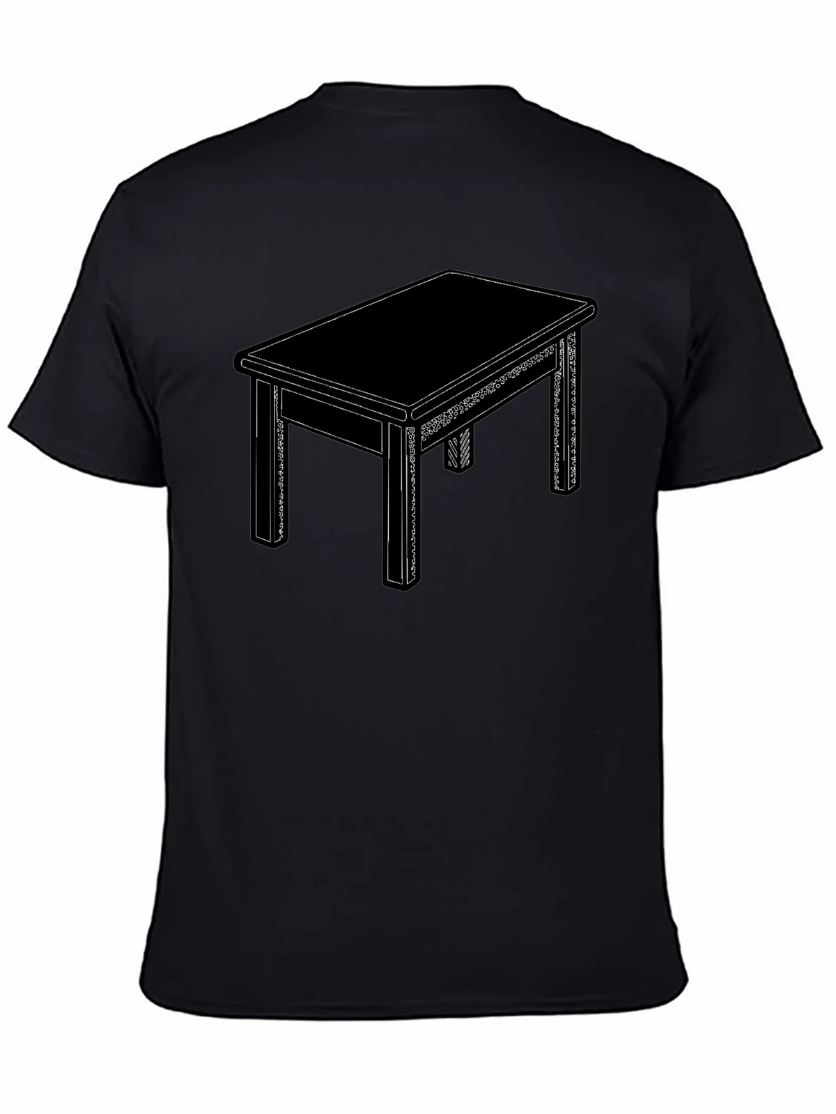 Graphic Table T-Shirt - Minimalist Design product image 4
