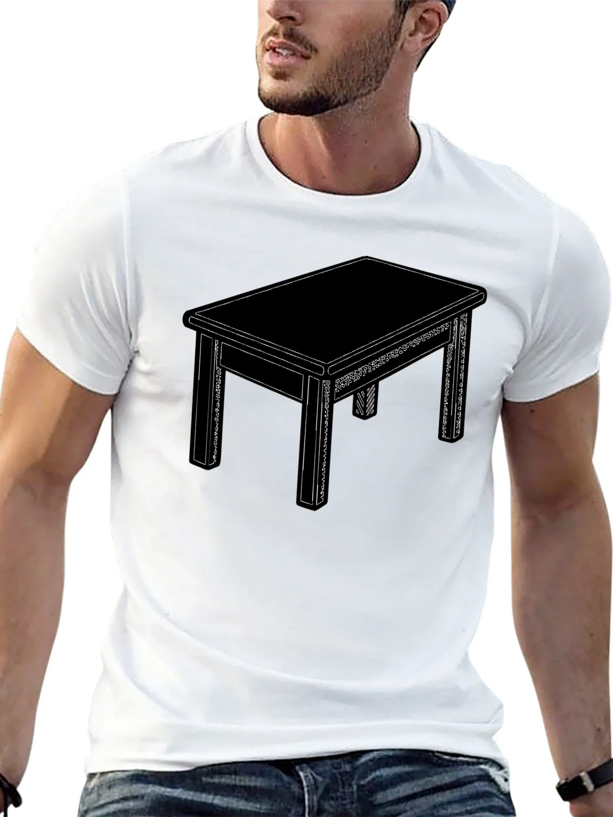 Graphic Table T-Shirt - Minimalist Design product image 12