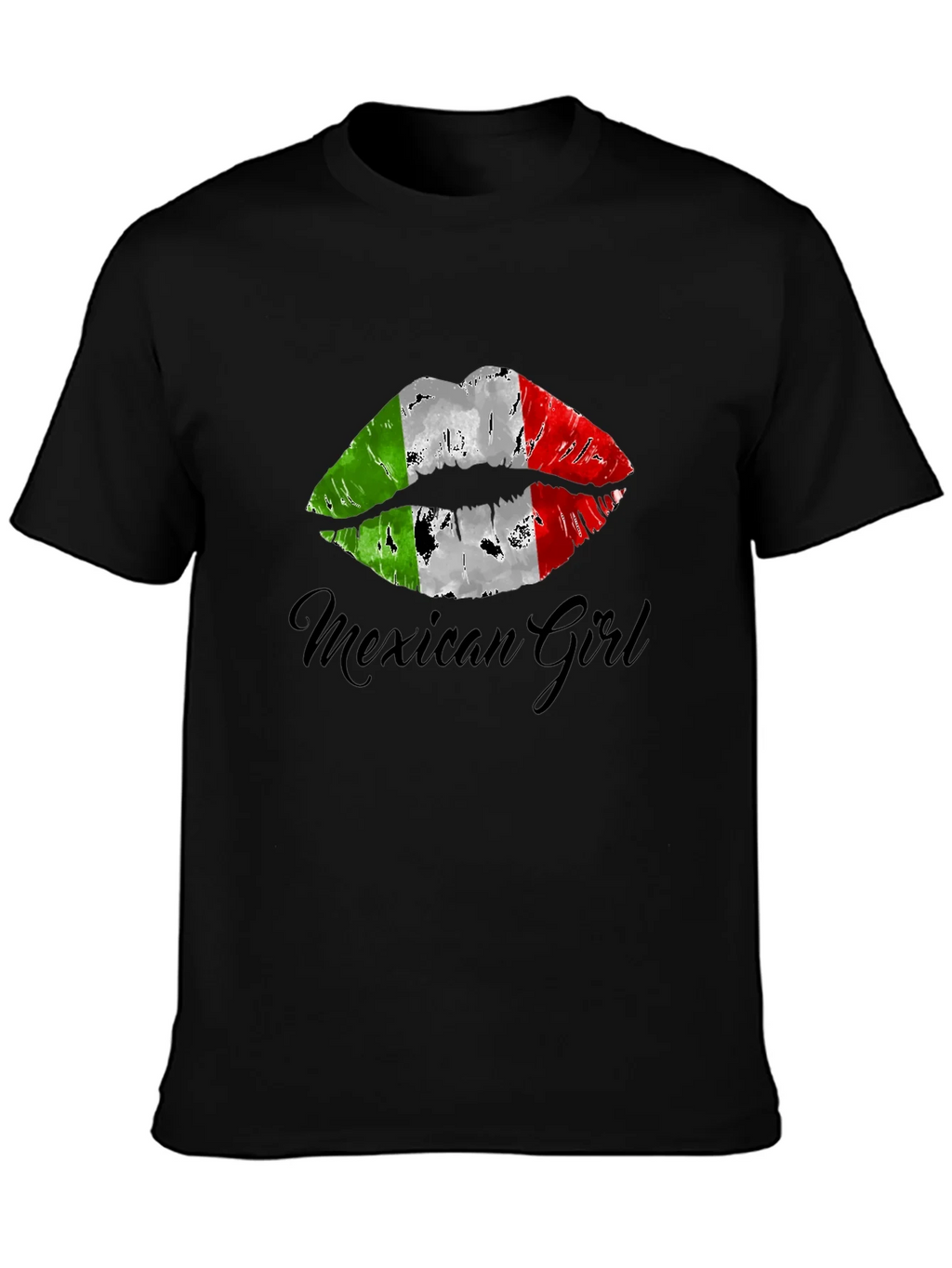 Mexican Girl Lips T-Shirt - Stylish Graphic Tee product image 3