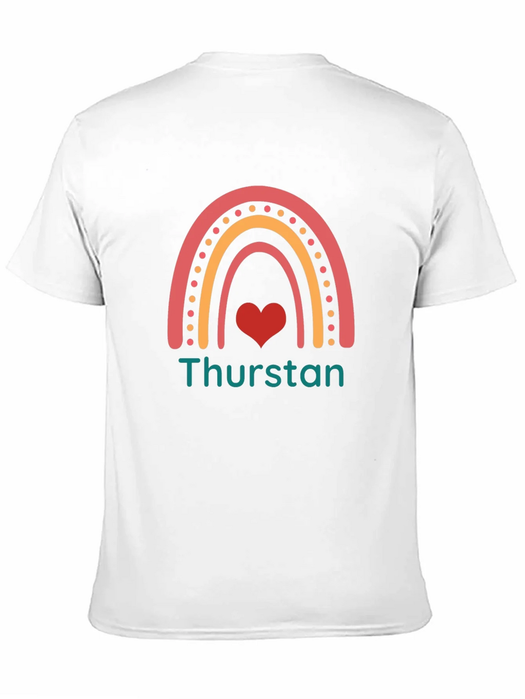 Rainbow Heart Thurston T-Shirt product image 10
