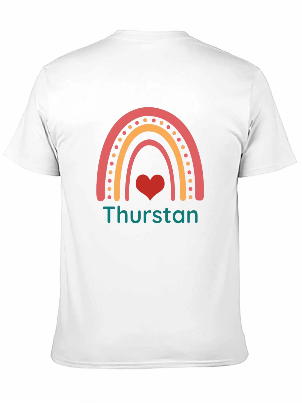 Rainbow Heart Thurston T-Shirt product image 10