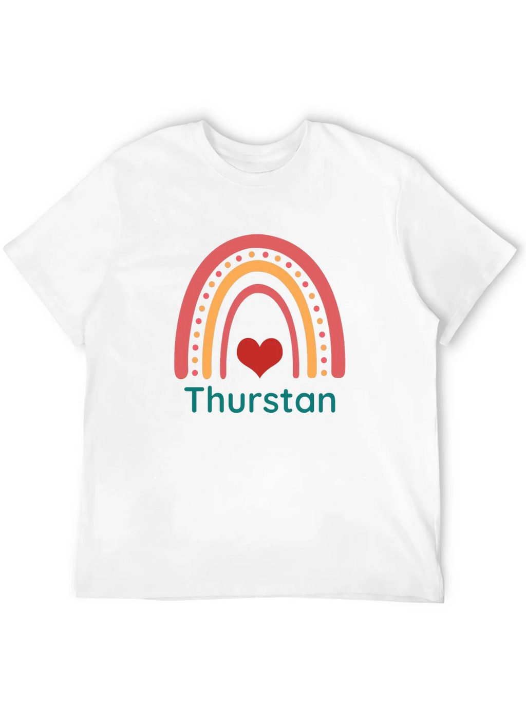 Rainbow Heart Thurston T-Shirt product image 11