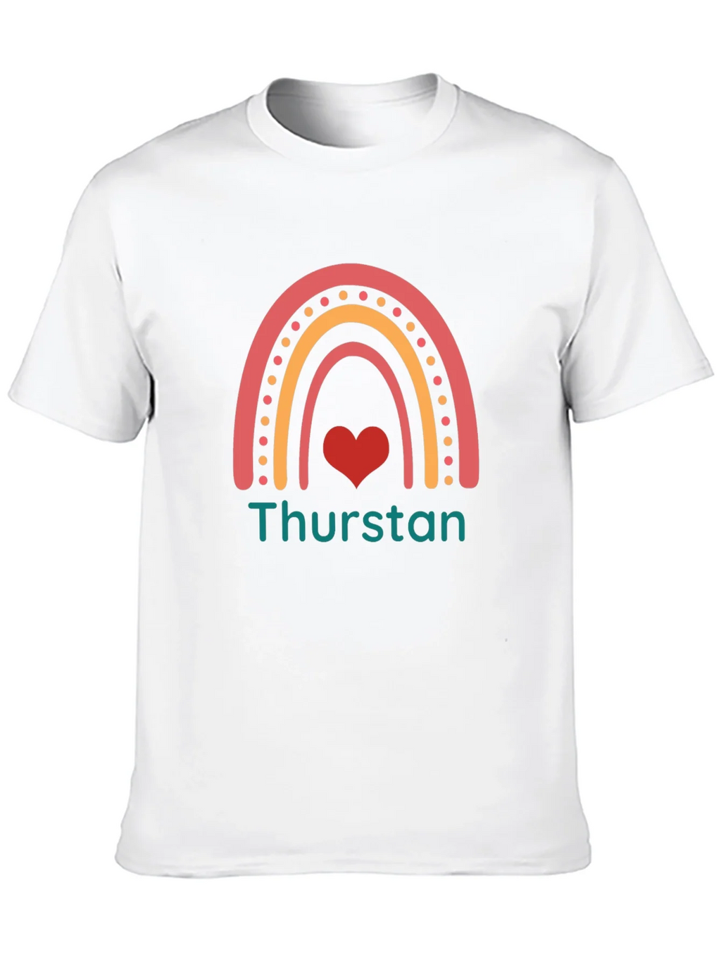 Rainbow Heart Thurston T-Shirt product image 9