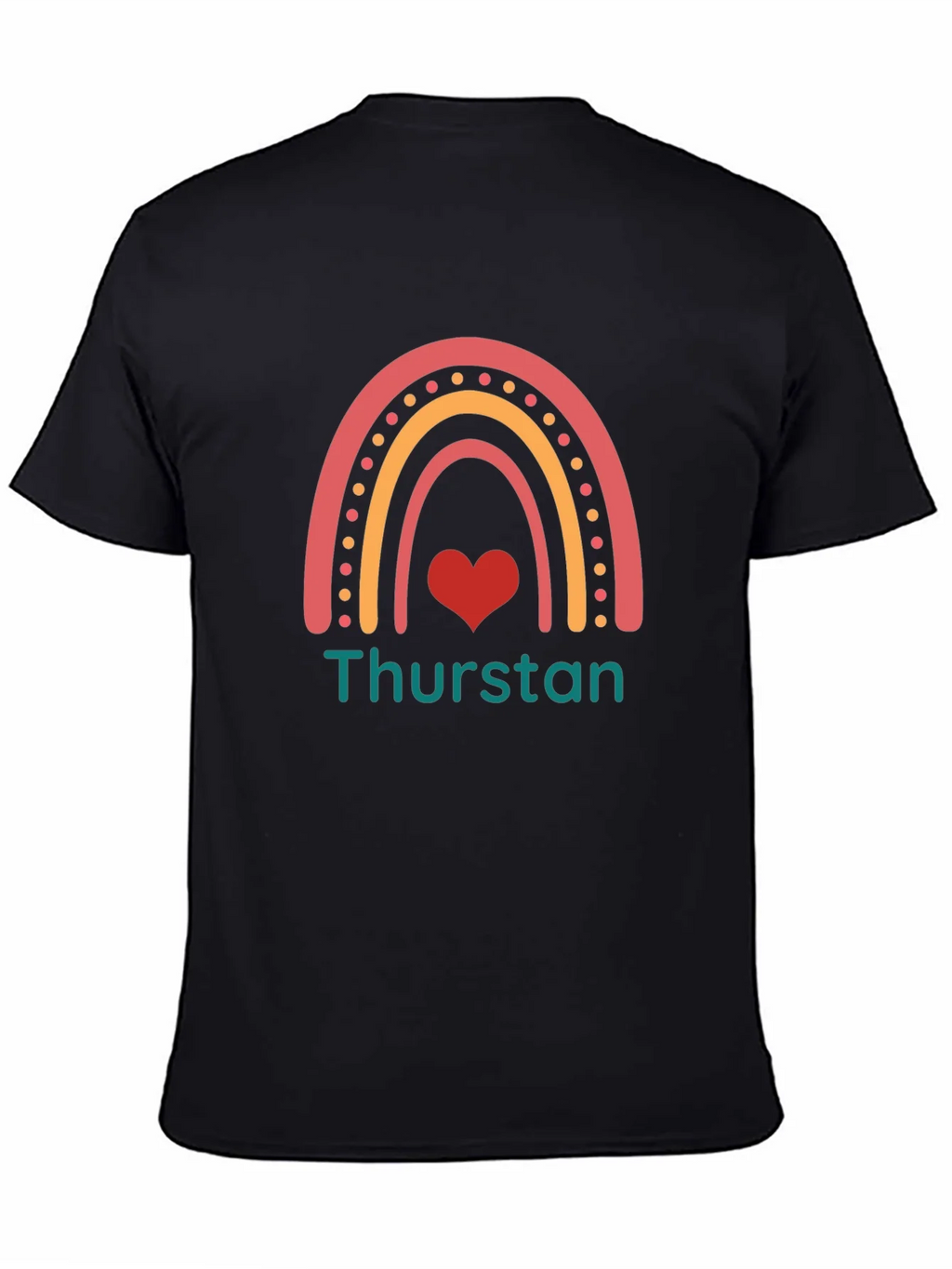 Rainbow Heart Thurston T-Shirt product image 4
