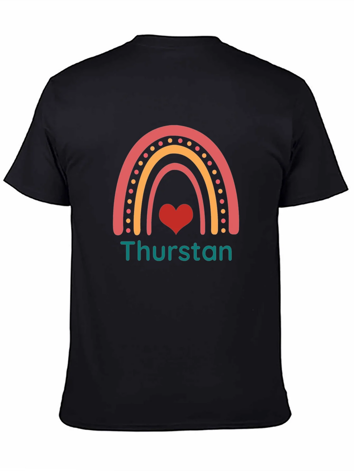 Rainbow Heart Thurston T-Shirt product image 4