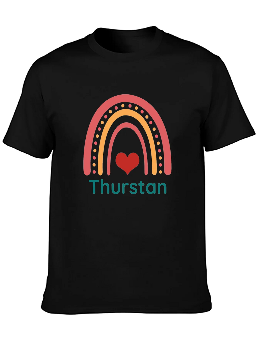 Rainbow Heart Thurston T-Shirt product image 3