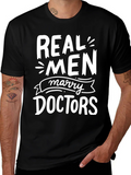 Real Men Marry Doctors Graphic Tee product image 1