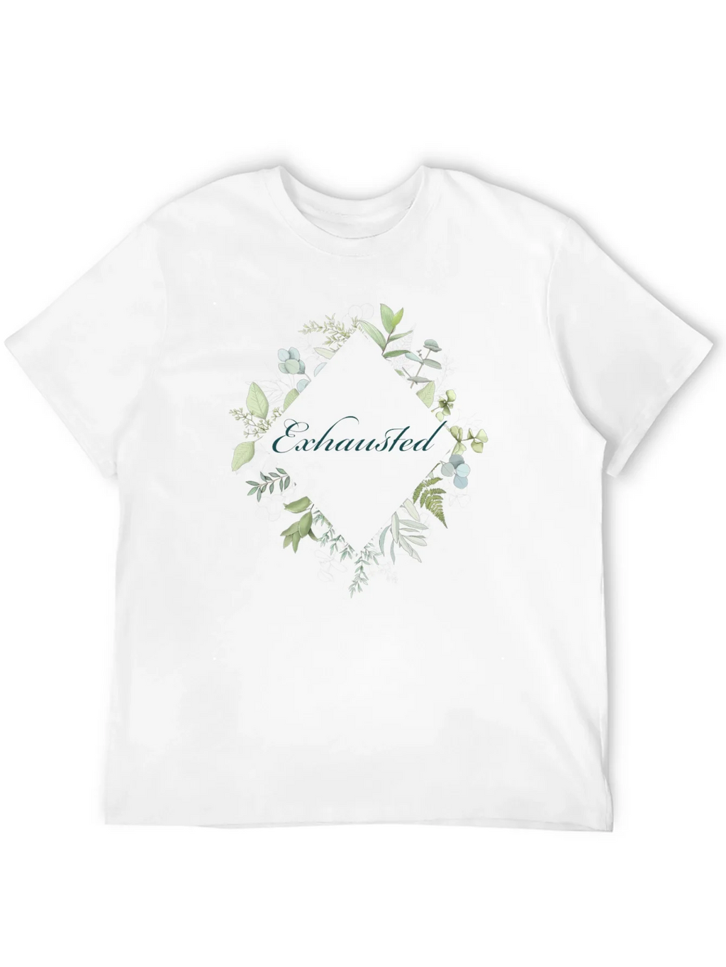 Exhausted Botanical Graphic Tee - Black Cotton Shirt product image 11