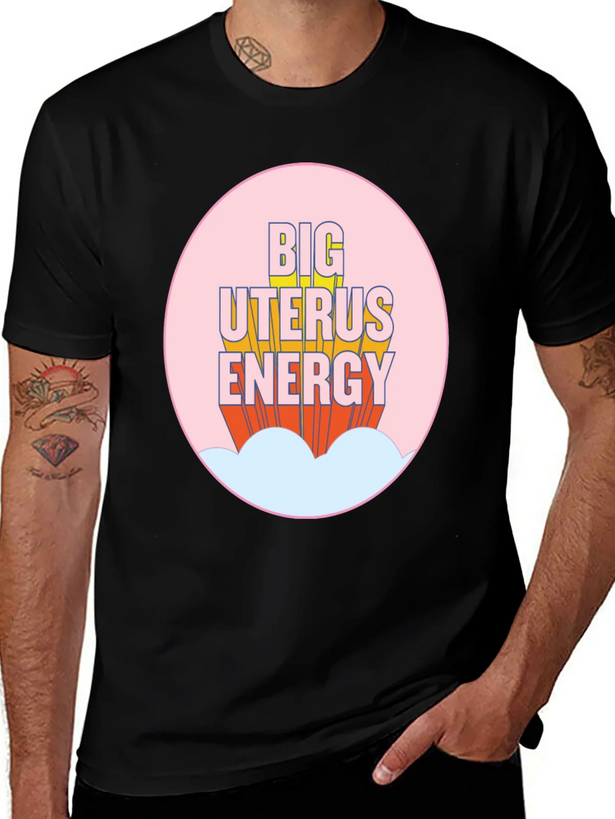 Big Uterus Energy T-Shirt - Empowering Graphic Tee product image 1