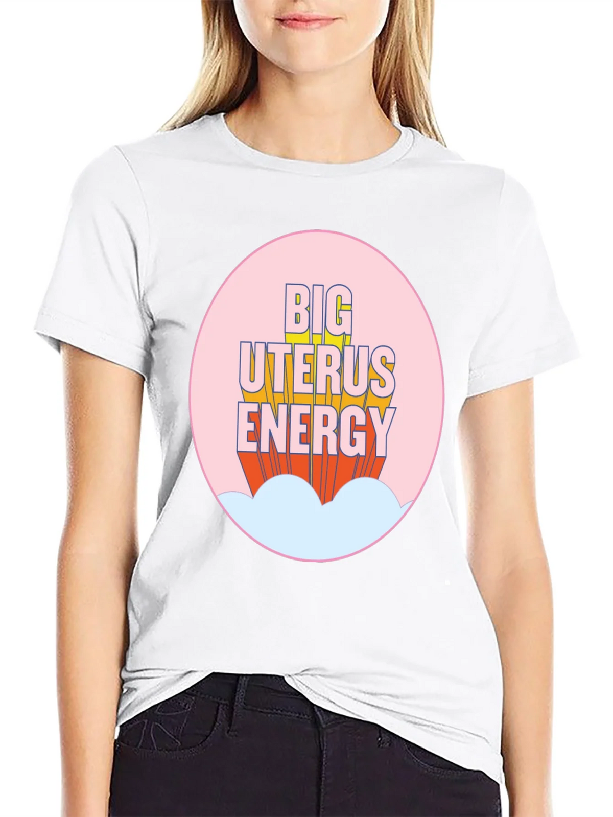 Big Uterus Energy T-Shirt - Empowering Graphic Tee product image 8