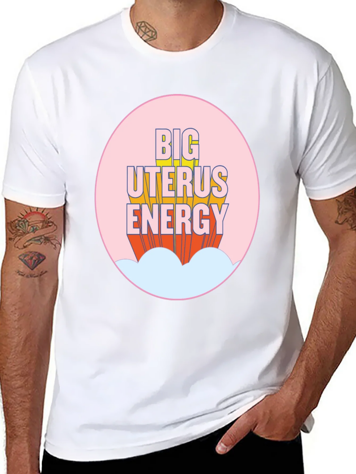 Big Uterus Energy T-Shirt - Empowering Graphic Tee product image 7