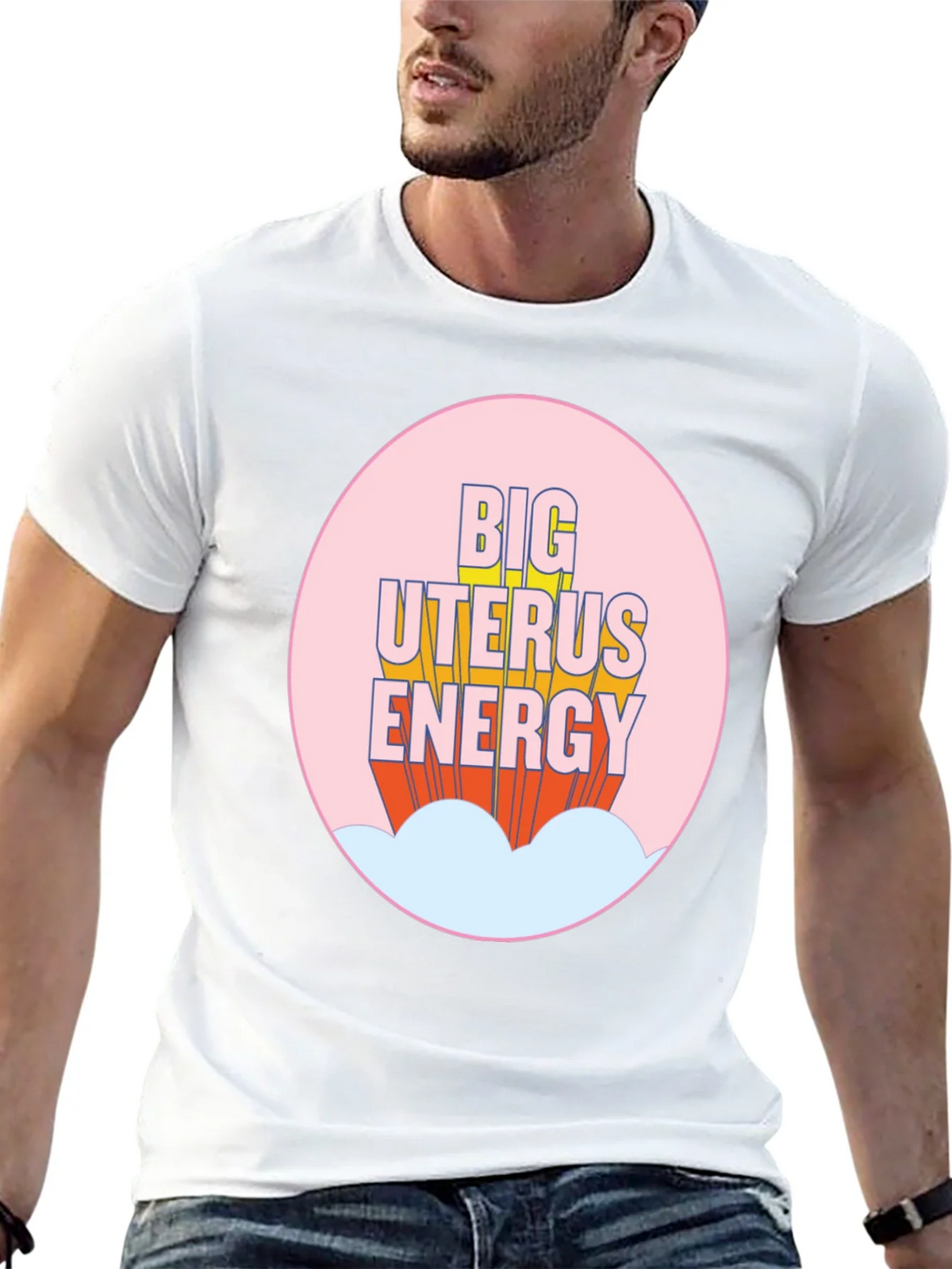 Big Uterus Energy T-Shirt - Empowering Graphic Tee product image 12