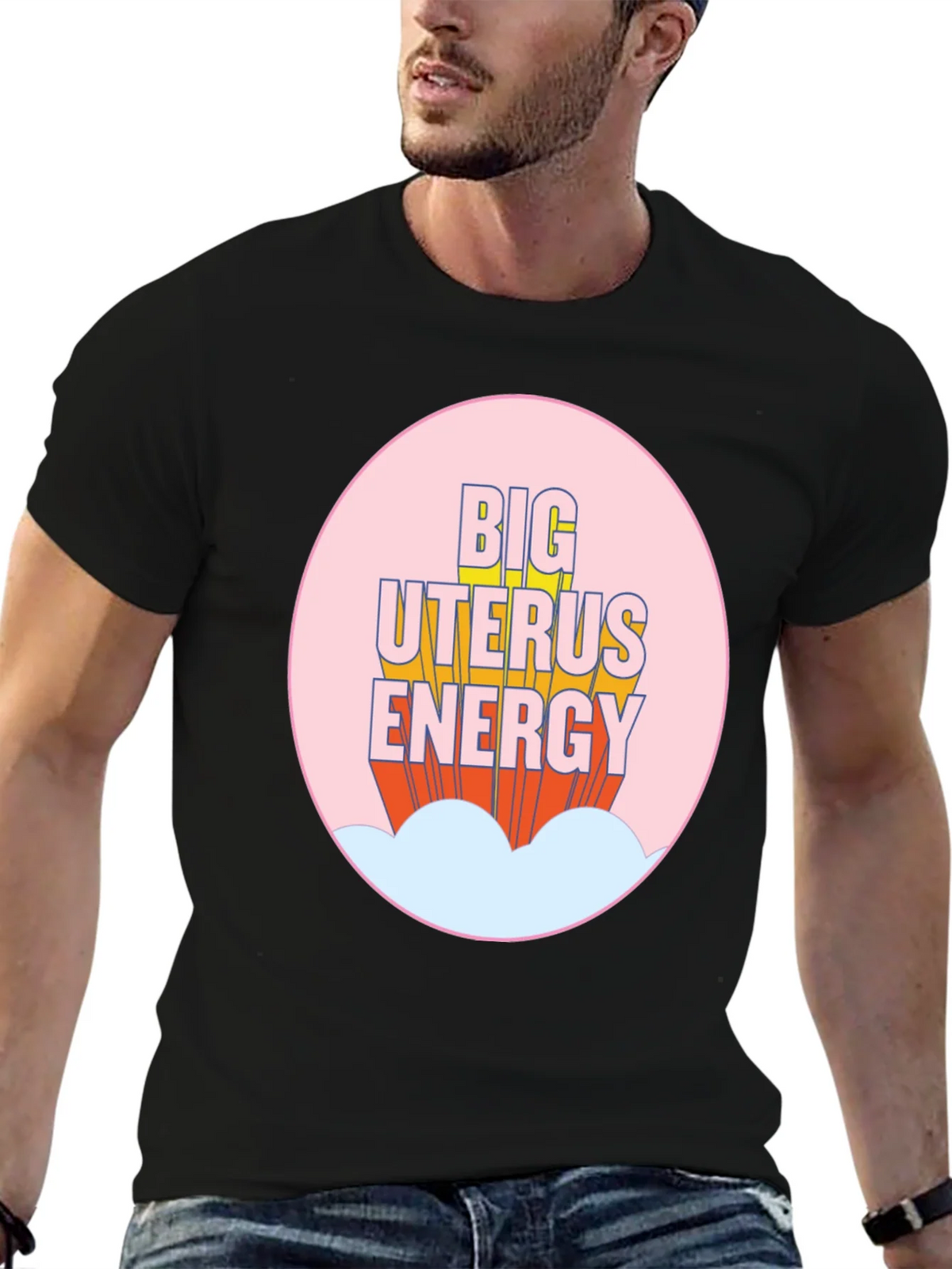 Big Uterus Energy T-Shirt - Empowering Graphic Tee product image 6