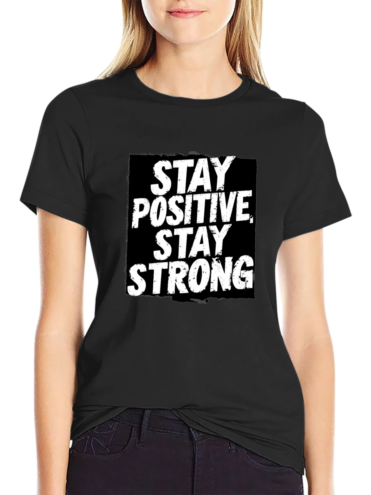 Stay Positive Strong Graphic T-Shirt product image 2