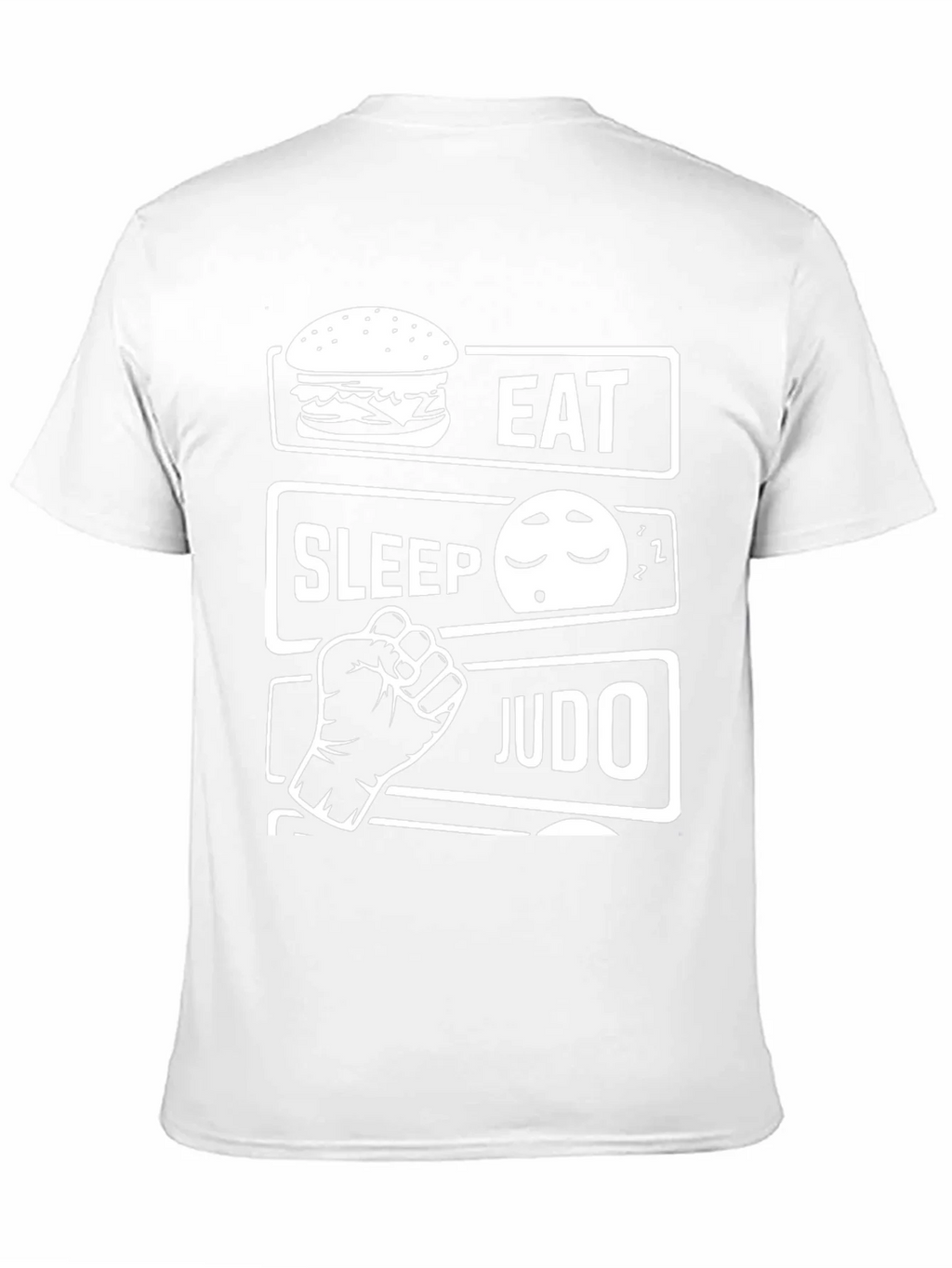 Eat Sleep Judo Black T-Shirt product image 10