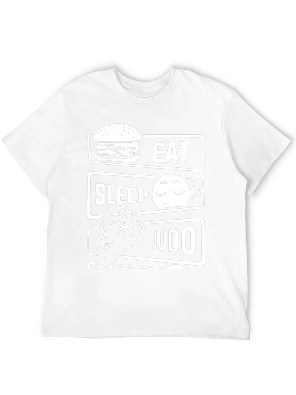 Eat Sleep Judo Black T-Shirt product image 11
