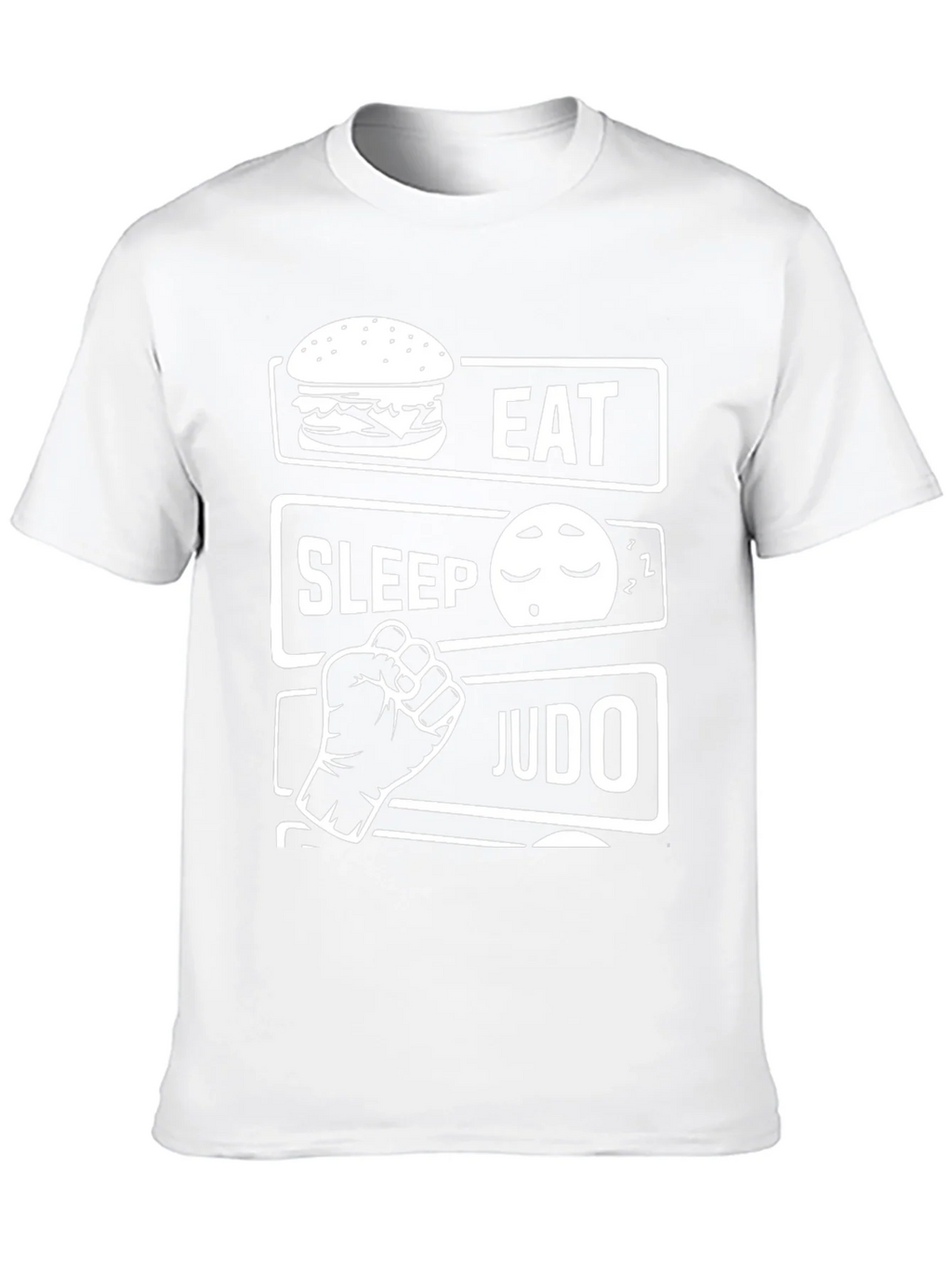 Eat Sleep Judo Black T-Shirt product image 9