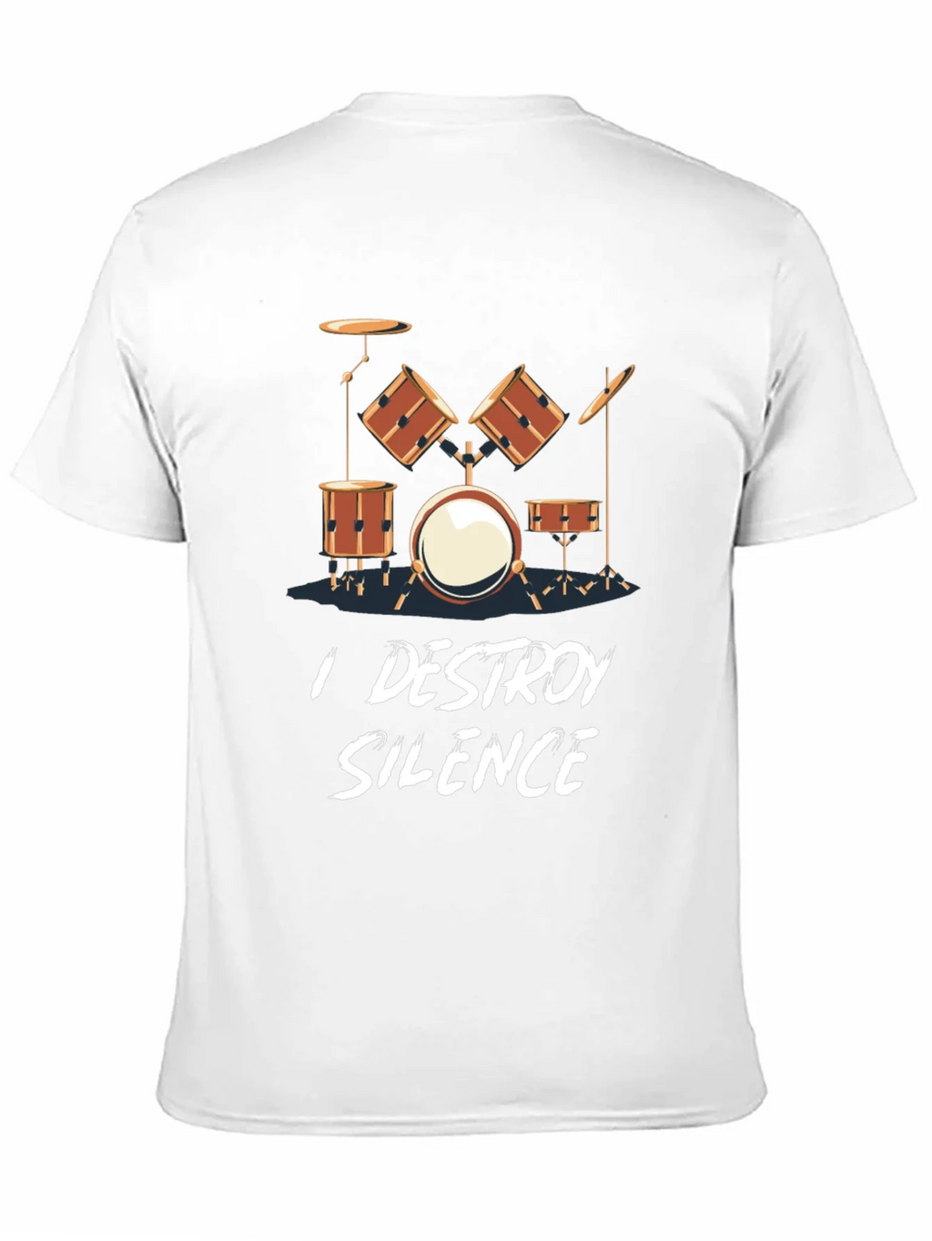 I Destroy Silence Drum Set T-Shirt product image 10